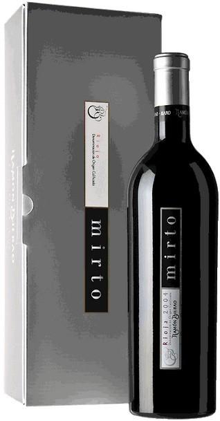 Вино Bodegas Ramon Bilbao Mirto Rioja DOC Бодегас Рамон Бильбао Мирто 2012 в подарочной упаковке 750 мл