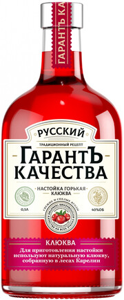 Настойка  Русский ГарантЪ Качества  Клюква 500 мл