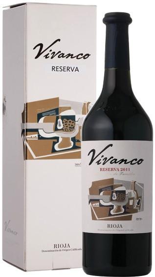 Вино Dinastia Vivanco Reserva Rioja DOC Династия Виванко Резерва Риоха DOC в подарочной коробке 2011 750 мл