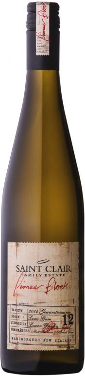 Вино Saint Clair,  Pioneer Block 12 Lone Gum Gewürztraminer Пайаниа Блок 12 Лоун Гам Гевюрцтраминер 2014 750 мл
