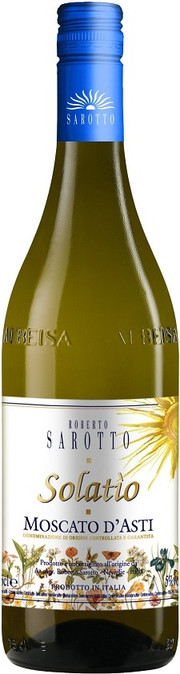Вино Roberto Sarotto Solatio" Moscato d'Asti DOCG   Роберто Саротто Солатио" Москато д'Асти 750 мл