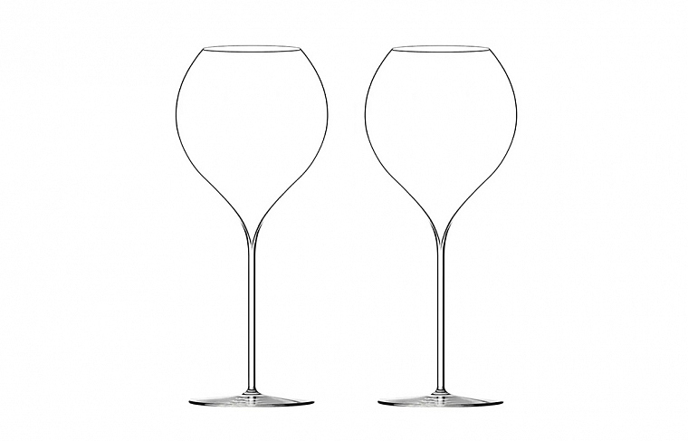 Набор бокалов  Lehmann  Synergie Glass set of 2 pcs gift box  600 мл