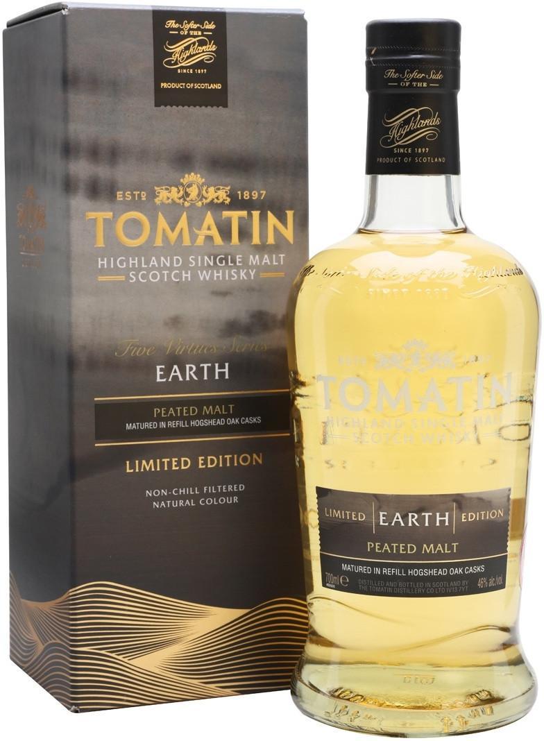 Виски Tomatin Earth gift box 46% Томатин Земля в подарочной коробке 700 мл
