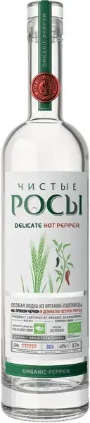 Водка Чистые Росы с перцем  700 мл