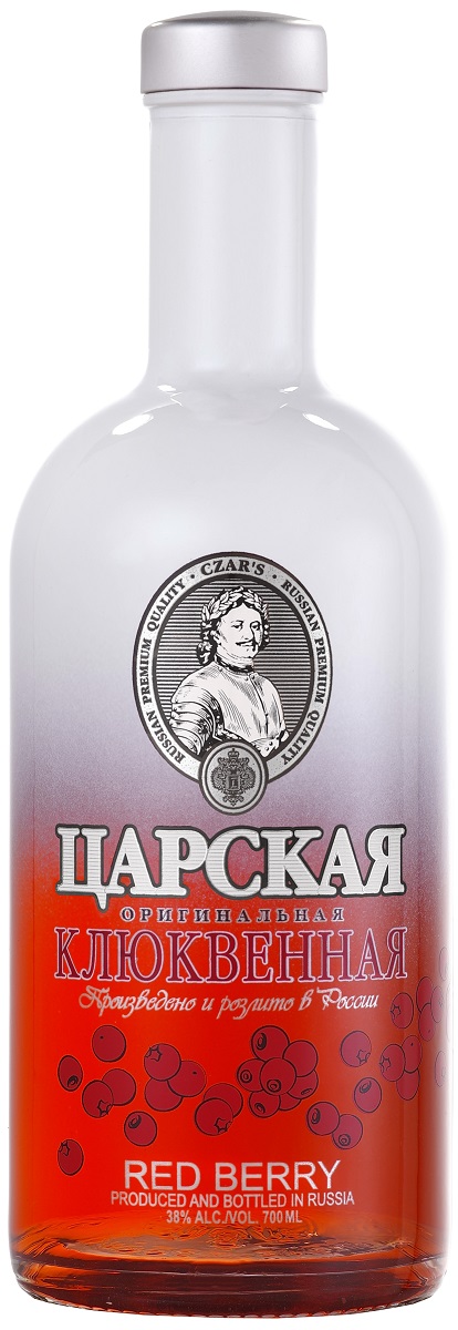 Настойка горькая  Царская Клюквенная (прозрачная)700 мл