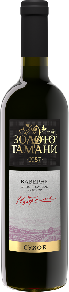 Вино Фанагория Золото Тамани Каберне сухое 700 мл