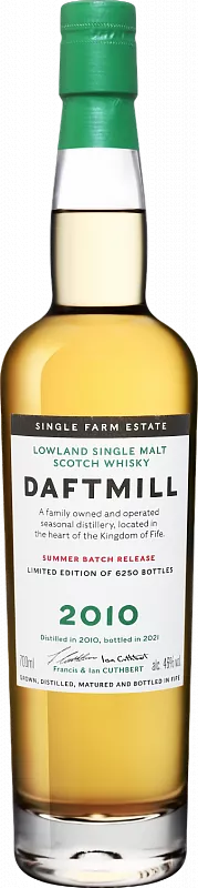 Виски Daftmill Lowland Winter Batch Release  Single Malt Scotch Whisky    2010 46% 700 мл