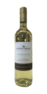 Вино  Sunset Creek  Chardonnay California  2017 750 мл