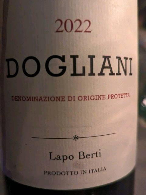 Вино Lapo Berti Dogliani 2022 750 мл 13%