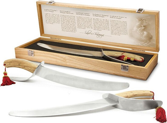 Сабля Pulltex, Saber for Champagne, Light Wood Пултекс Светлое Дерево     для шампанского с гардой  п/у дерево  107-841-00