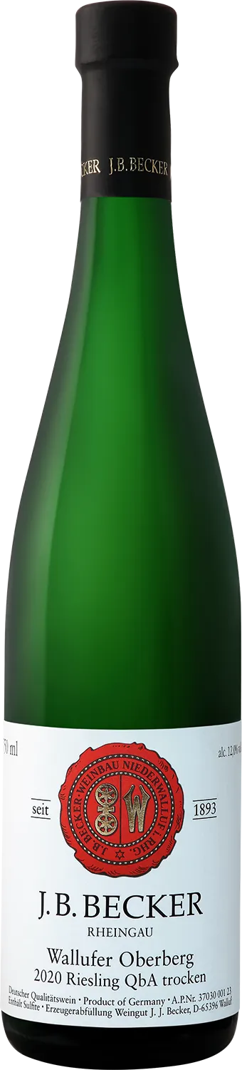 Вино J.B.Becker Riesling Wallufer Oberberg QbA Rheingau  2020  750 мл