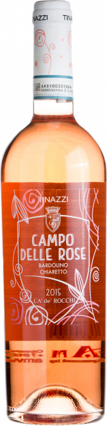 Вино Tinazzi Bardolino Chiaretto Classico Campo delle Rose Ca’de’Rocchi  Бардолино Кьяретто Кампо Делле Розе D.O.P. Ка'Де'Рокки 2019 750 мл