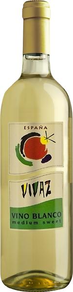 Вино Vina Ginesa Reservasи  Vivaz Blanco Medium Sweet   Вивас белое полусладкое 0,75