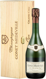 Шампанское Вино Champagnes Gonet-Medeville Champ d'Alouette  Extra Brut  Le Mesnil sur Oger Grand Cru  gift box   2004  750 мл