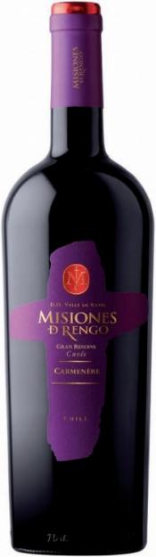 Вино Misiones de Rengo Gran Reserva Cuvee Carmenere Rapel Valley DO Мисьонес де Ренго Гран Резерва Кюве Карменере 2011 750 мл