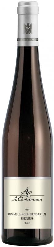 Вино A. Christmann  Gimmeldinger  Biengarten  Riesling trocken А. Кристманн Гиммельдингер  Бингартен Рислинг трокен   2014 750 мл