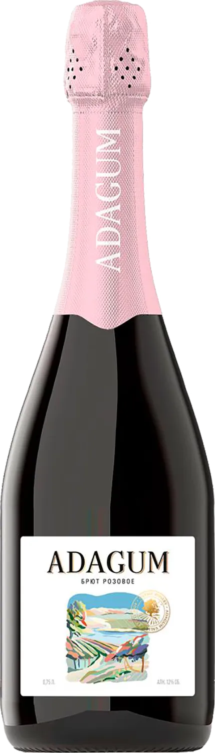Игристое вино Адагум  Розе брют  2024  750  мл  12%