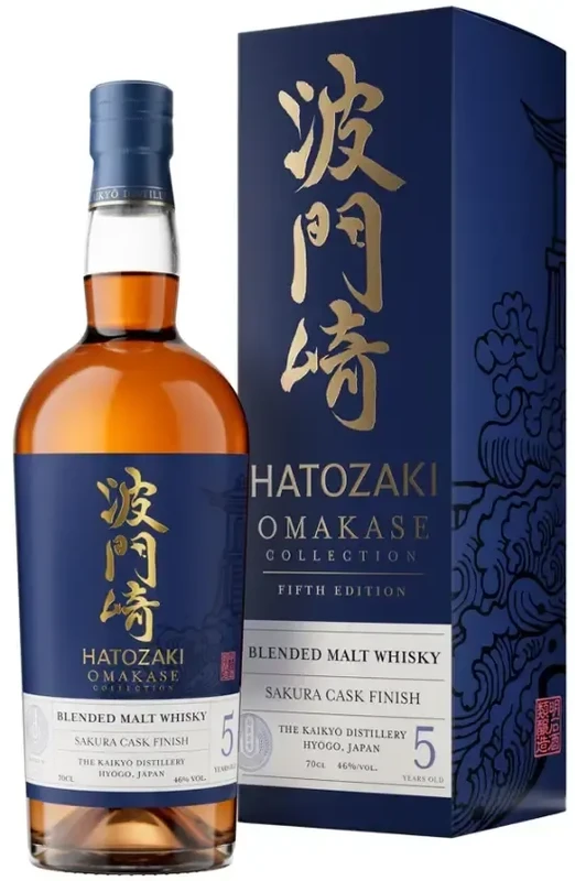 Виски Hatozaki Omakase 5 Sakura Cask Finish gift box 700 мл