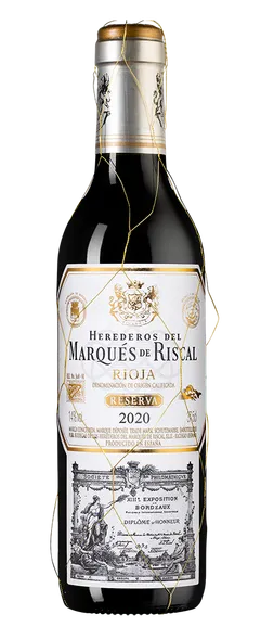 Вино Marques de Riscal Reserva  Rioja  2020  375 мл