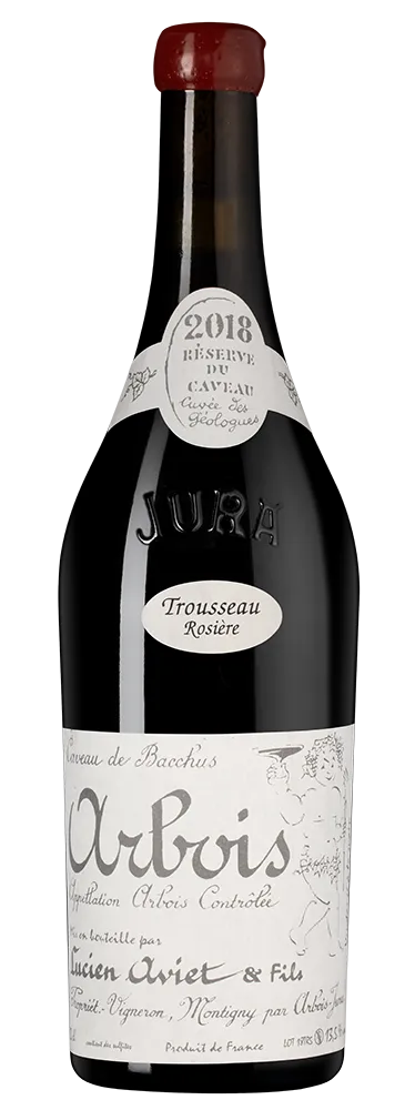 Вино Caves de Bacchus (Lucien Aviet et Fils)  Arbois Rouge Trousseau Rosiere  2018  750 мл 