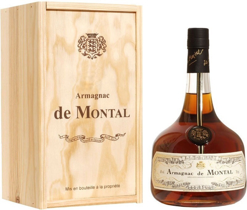 Арманьяк Armagnac de Montal Bas Armagnac wooden box 1987 700 мл 40%