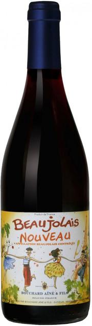 Вино Bouchard Aine et Fils, Beaujolais Nouveau AOC Бушар Эне & Фис, Божоле Нуво, 2019 750 мл