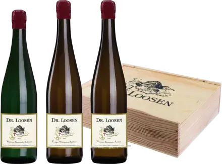 Набор вин Dr. Loosen Tradition wooden box with 3 bottles  750 мл 