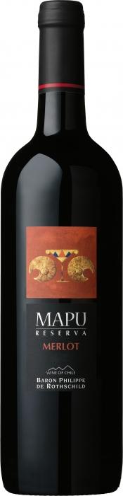 Вино Baron Philippe de Rothschild, "Mapu Reserva" Merlot, "Мапу Резерва" Мерло, 2010