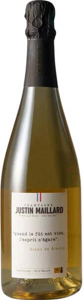 Шампанское JUSTIN MAILLARD Millésime Blanc de Noirs Brut Nature  2018 750 мл 12,5%