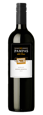 Вино красное сухое Pampas del Sur,«VINEYARD´S EXPRESSIONS» MERLOT  Пампас дель Сур, «ЭКСПРЕШНС» МЕРЛО, 750 мл