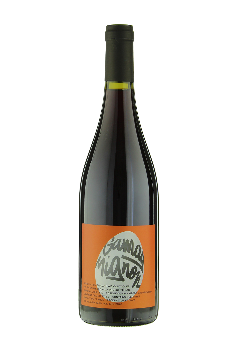 Вино  Damien Coquelet Gamay Mignon Beaujolais Дамьен Кокле Гаме Миньон 2018  750 мл