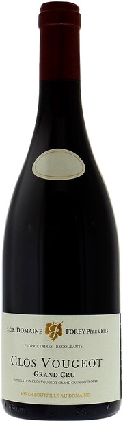 Вино Domaine Forey Pere et Fils Clos Vougeot Grand Cru AOC  2015 750 мл