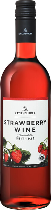 Вино Katlenburger Kellerei Ko.KG Erdbeer wein  Катленбургер Келлерай и Ко.КГ Клубничное вино 750 мл