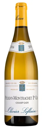 Вино Olivier Leflaive Freres Puligny-Montrachet 1er Cru AOC Champ Gain Оливье Лефлев Пюлиньи Монраше Премье Крю Шам Ген 2020 750 мл  13%