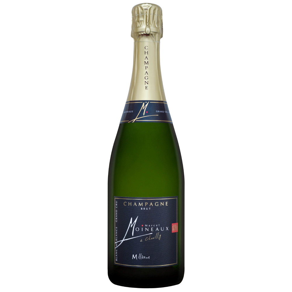 Шампанское   Marcel Moineaux Millésime Grand Cru Champagne АОС Blanc de Blancs Brut 2012  750 мл  12 %