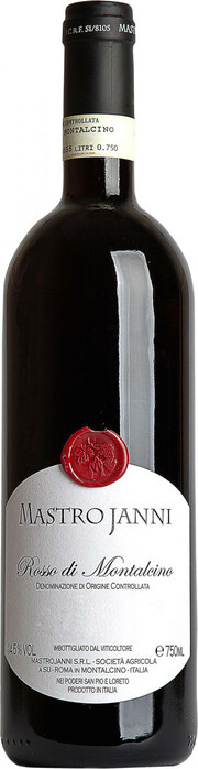 Вино Mastrojanni Rosso di Montalcino DOC Россо ди Монтальчино DOC 2018 750 мл