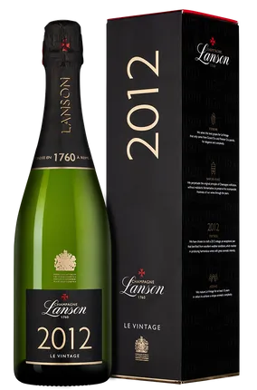 Шампанское Lanson Le Vintage Brut в подарочной коробке 2012 750 мл 12,5%