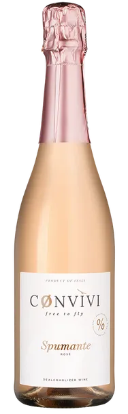 Игристое вино безалкогольное Convivi Spumante Rose 750 мл  0,5%