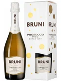 Игристое вино Prosecco Extra Dry Bruni gift box  750 мл