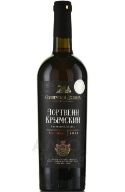 Портвейн  Солнечная Долина  выдержанный  белый 2015 750 мл