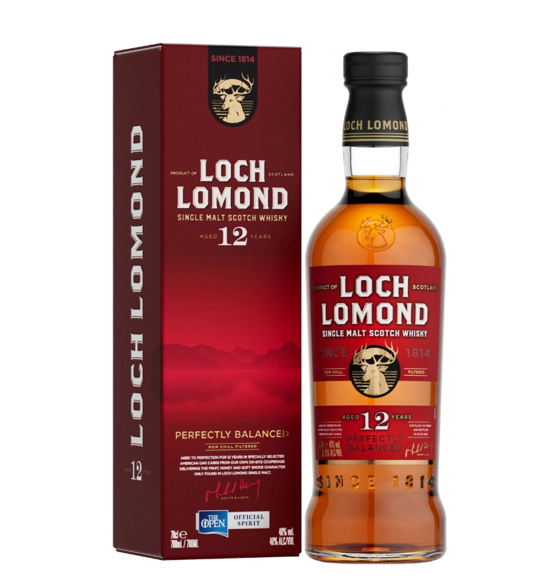 Виски Loch Lomond 12 Y.O. gift box  700 мл
