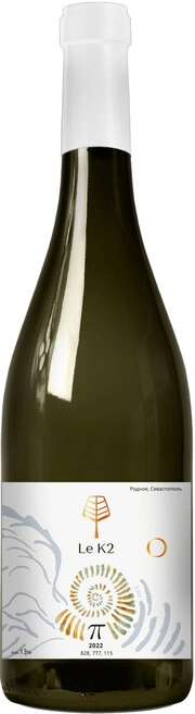 Вино  Le K2  Pi ( Pinot Noir 828, 115, 777 )  2022 750 мл  13%