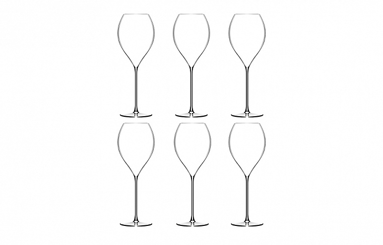 Набор бокалов  Lehmann  Grand Champagne 40# (Unitaire)  set of 6 pcs 400 мл