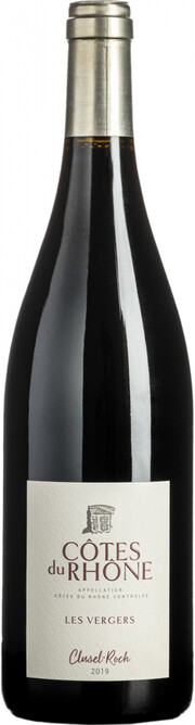 Вино Clusel-Roch  Cotes du Rhone  Les Vergers  AOC   2019 750 мл  14%