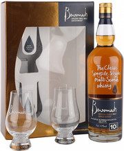 Виски Benromach 10 Years Old gift box with 2 glasses 700 мл