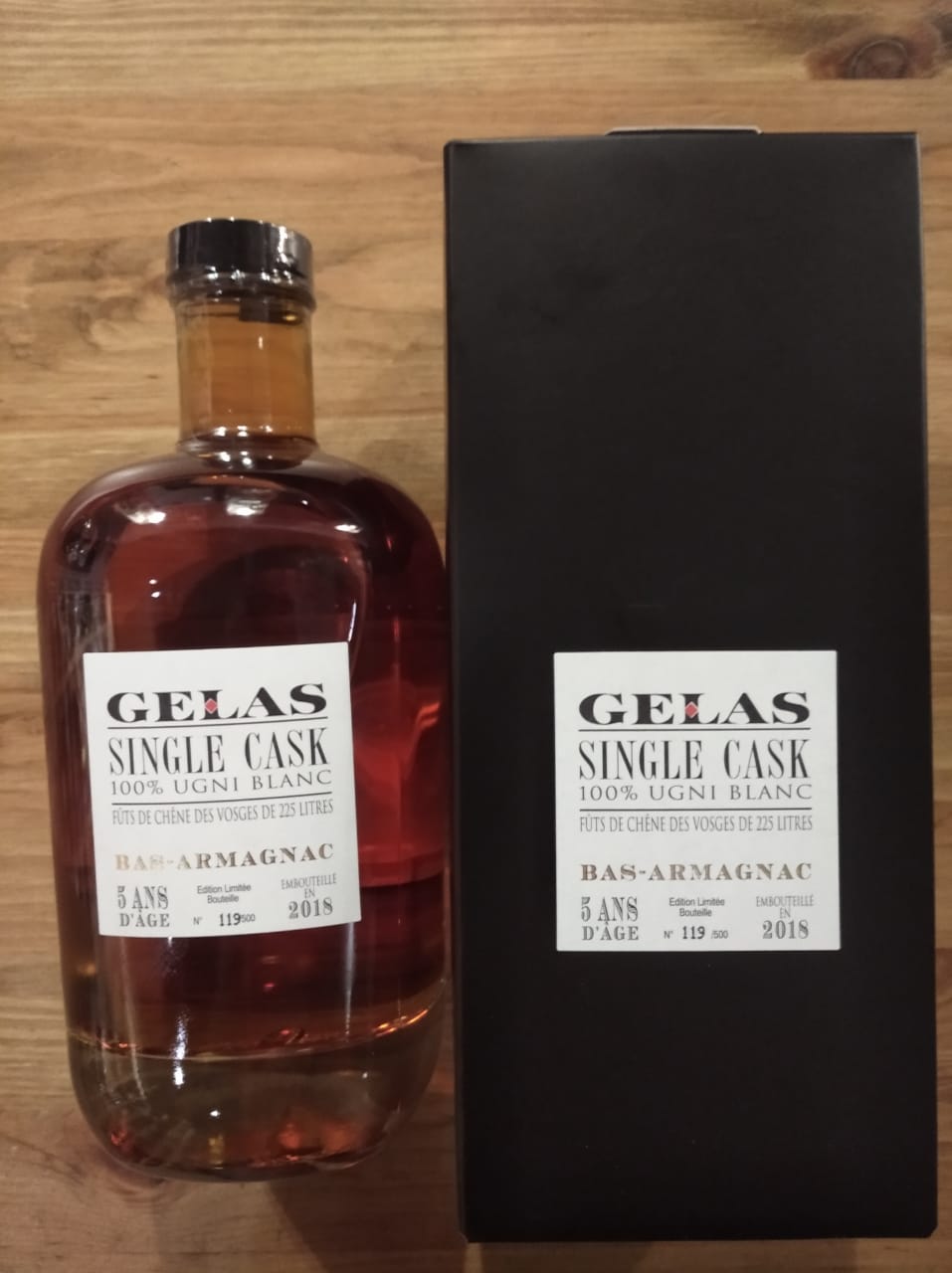 Арманьяк Gelas Bas Armagnac Single Cask 5 ans   700 мл