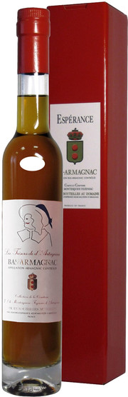 Арманьяк  Domaine d'Esperance  Les Tresors de d'Artagnan  Bas-Armagnac AOC 1981 375 мл