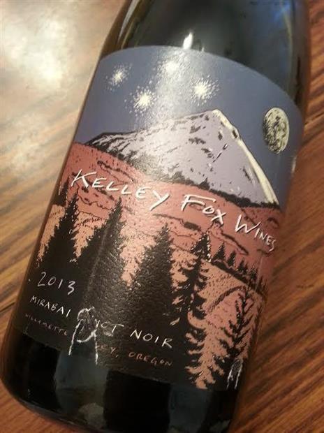 Вино Kelley Fox Wines Mirabai Pinot Noir McMinnville Келли Фокс Мирабай Пино Нуар Макминнвилл  2014 750мл