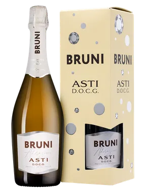 Игристое вино  Bruni  Asti  gift box 750 мл  7,5%