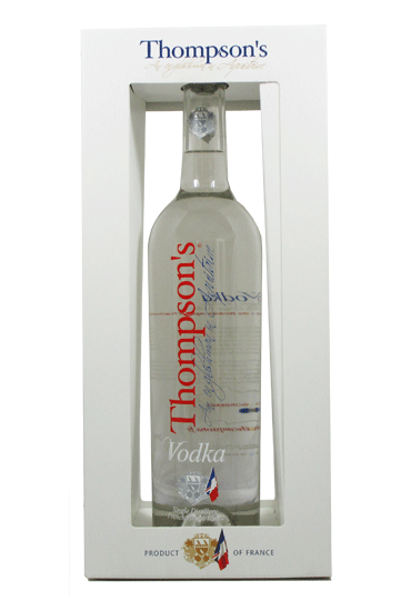 Водка  Tessendier French grape Vodka  Thompson`s gift in box  700 мл
